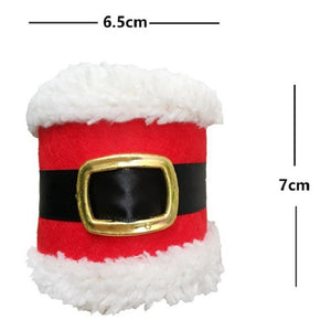 New Christmas belt buckle napkin ring - JEO STORE