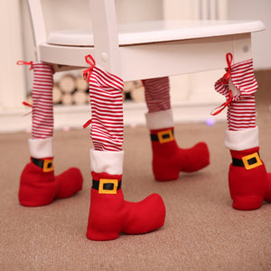 Christmas Decoration Supplies Christmas Table Foot Cover Home Dressing Table Cha - JEO STORE