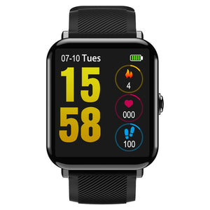 OUKITEL W2 Smartwatch Sports Bluetooth 4.0 Heart Rate Monitor Pedometer Sleep Monitoring - JEO STORE