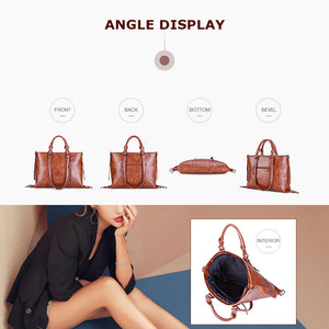Wonderfull PU Leather Handbag - JEO STORE