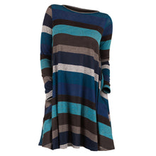 Load image into Gallery viewer, Plus Size Color Blocking Striped Knitwear - JEO STORE