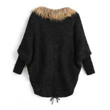 Load image into Gallery viewer, Fur Sleeve Open Front Cardigan Jacket - JEO STORE