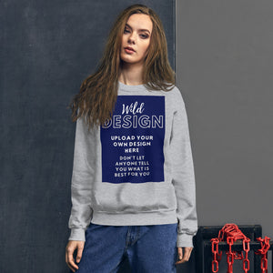 MAKE YOUR OWN DESIGN     JEO STORE Unisex Sweatshirt - JEO STORE