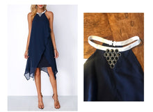 Load image into Gallery viewer, Round Neck Fashion Chiffon Sleeveless Dress - JEO STORE