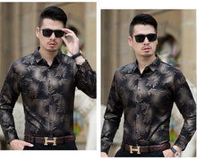 Load image into Gallery viewer, Slim Fit Vintage Fashions Men&#39;s Shirt - JEO STORE
