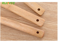 Load image into Gallery viewer, 1Pc Natural Health Bamboo Wood Kitchen Slotted Spatula Spoon - JEO STORE