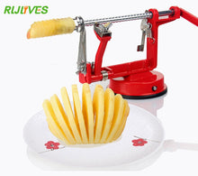Load image into Gallery viewer, Manual Rotate Potato Slicer Stainless - JEO STORE