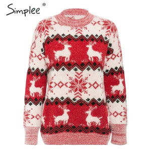Women Christmas Jumper Sweater - JEO STORE