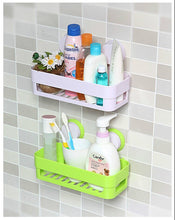 Load image into Gallery viewer, New Sucker Shelf Bathroom Kitchen Wall Shelf Suction Rack - JEO STORE