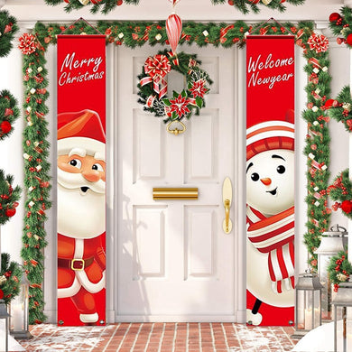 Christmas Door Curtain Banner - JEO STORE
