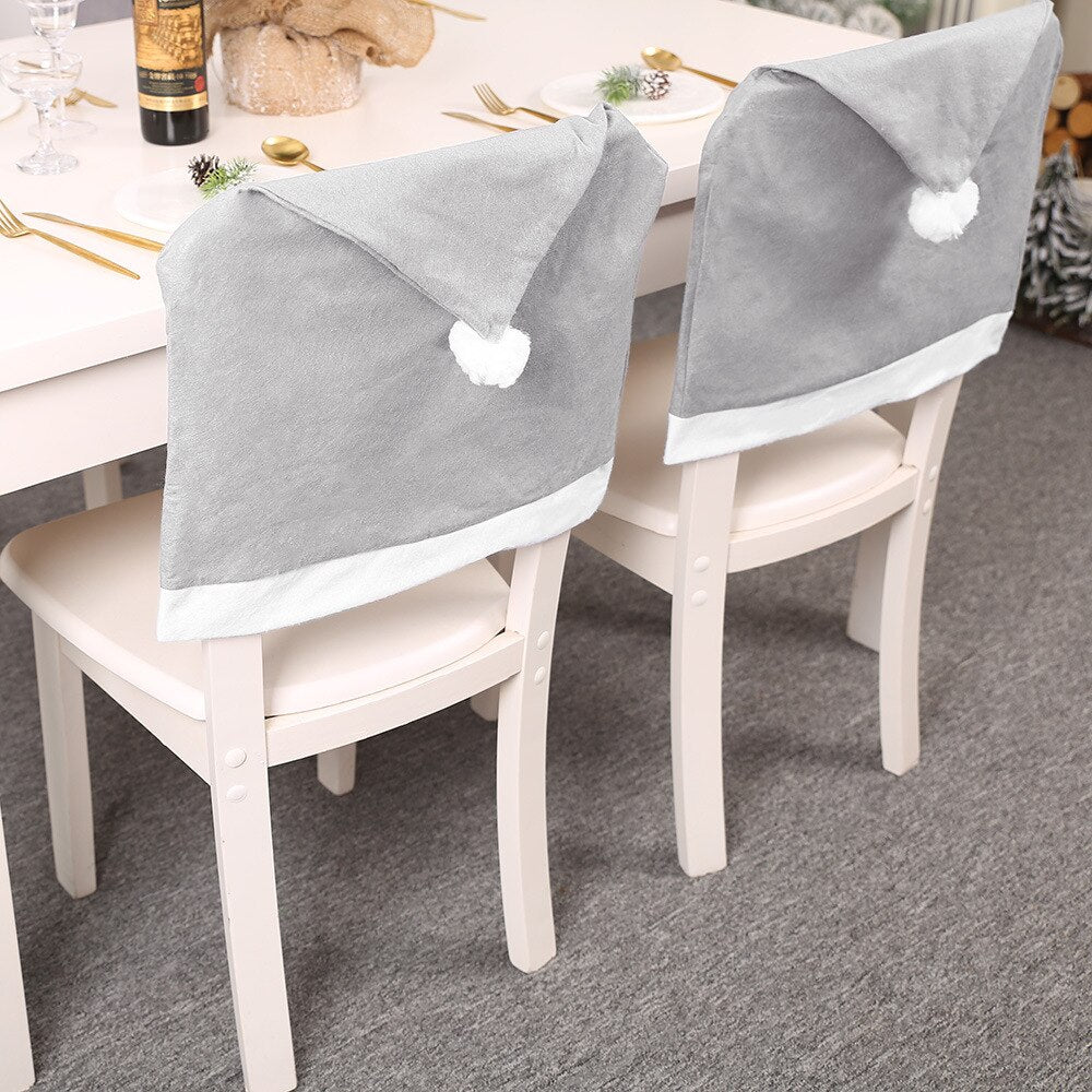 Solid Color Christmas Chair Covers - JEO STORE
