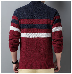 Thick O-Neck Sweatercoat - JEO STORE