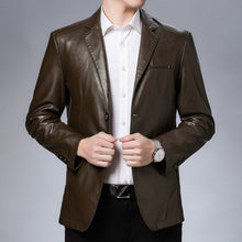 Load image into Gallery viewer, Men&#39;s  Leather Jacket - JEO STORE