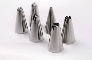 7Pcs/Set Stainless Steel Pastry Nozzles Set - JEO STORE