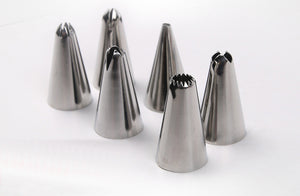 7Pcs/Set Stainless Steel Pastry Nozzles Set - JEO STORE