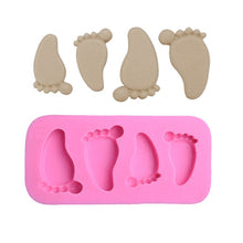 Load image into Gallery viewer, Baby Pink Foot 3D Silicone Mold Silicone Mold - JEO STORE