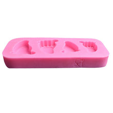 Load image into Gallery viewer, Baby Pink Foot 3D Silicone Mold Silicone Mold - JEO STORE