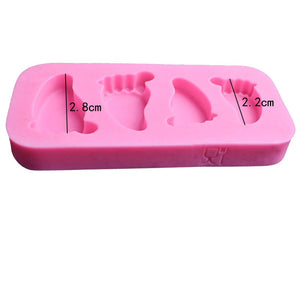 Baby Pink Foot 3D Silicone Mold Silicone Mold - JEO STORE