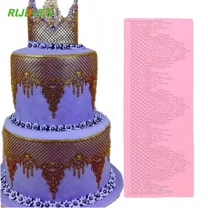 Cake Folded Lace Border Decoration Mold - JEO STORE
