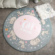Load image into Gallery viewer, 1pc Cartoon Round Bathroom Soft Carpet - JEO STORE