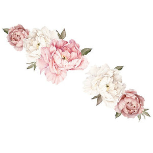 Peony Wall Stickers for Living room Bedroom - JEO STORE