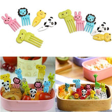 Load image into Gallery viewer, 10pcs/pack Animal Farm Fruit Fork - JEO STORE