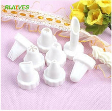 Load image into Gallery viewer, 1 Set=8Pcs Plastic Squeeze Cream Flower Bag Decorating  Kit - JEO STORE