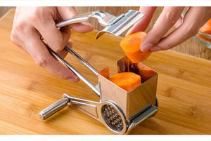 1pc Stainless Steel Hand Rotation Cheese Grater - JEO STORE