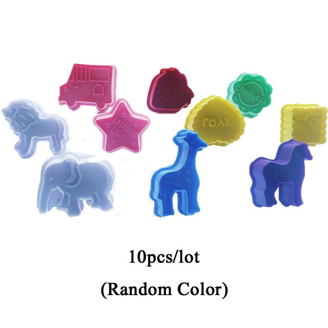 10pcs 3D Biscuit Mould Cookie Cutters Moulds Cute Animal Shape - JEO STORE