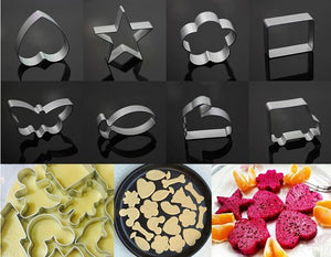 10pcs 3D Biscuit Mould Cookie Cutters Moulds Cute Animal Shape - JEO STORE