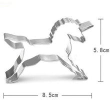 Load image into Gallery viewer, 2pcs/set Unicorn Horse Cookies Cutter Mould - JEO STORE