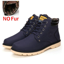 Load image into Gallery viewer, Warm Men&#39;s Winter Pu Leather Ankle Boots - JEO STORE