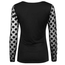 Load image into Gallery viewer, Long Sleeve Tops Polka Dots - JEO STORE