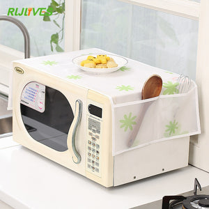 1Pc Romantic Pastoral Style Cover Microwave - JEO STORE