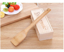 Load image into Gallery viewer, 1Pc Natural Health Bamboo Wood Kitchen Slotted Spatula Spoon - JEO STORE
