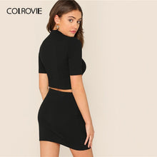 Load image into Gallery viewer, Two Piece Tee And Bodycon Skirt Set - JEO STORE
